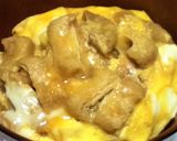 衣笠丼(きつね丼）作り方4写真