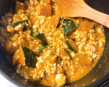 塩麹★簡単 かぼちゃのそぼろ豆腐煮作り方7写真