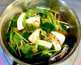 麺つゆで作る☆松茸の土瓶蒸し風スープ♪作り方5写真