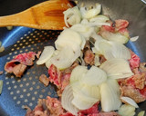 黒毛和牛こま切れのカレー炒め。作り方4写真