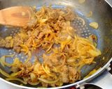 黒毛和牛こま切れのカレー炒め。作り方7写真