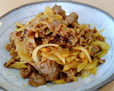 黒毛和牛こま切れのカレー炒め。作り方8写真