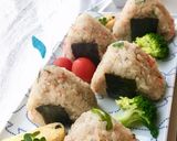 すりゴマ入り✿バター醤油の焼きおにぎり✿作り方11写真