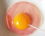 目玉焼きで簡単朝食⭐ハムエッグトースト作り方1写真