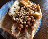 納豆と白身魚揚げ（一正）のお好みトースト作り方5写真