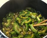 ゴーヤの佃煮。大根葉入り作り方7写真