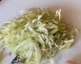 キャベ玉丼作り方1写真