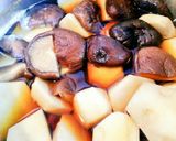 里芋と干し椎茸の煮物作り方13写真