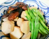 里芋と干し椎茸の煮物作り方17写真