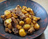 鶏肉と栗のちょいから煮込み作り方6写真