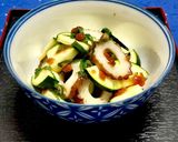 ズッキーニと竹輪の梅ポン酢和え作り方4写真