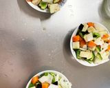 全てレンジ塩鯖ラタトゥイユ乗せチーズ焼き作り方6写真