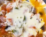 全てレンジ塩鯖ラタトゥイユ乗せチーズ焼き作り方14写真