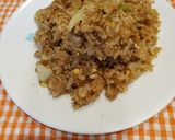 焼きそばの粉で焼き飯(肉なし)作り方6写真