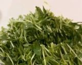 豆苗ツナマヨ和え作り方1写真