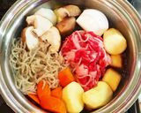 豚の角煮の煮汁で肉じゃが作り方3写真