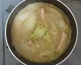 豚ロースと白菜の白味噌汁♡作り方5写真