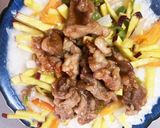 レンジでカルボナーラ風ビビンバ丼作り方12写真