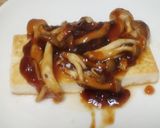 ☆男飯☆０２９　きのこ餡かけ豆腐ステーキ作り方4写真