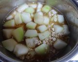 冬瓜と鶏挽き肉のあんかけ作り方6写真