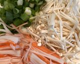 かにかま・えびで♪簡単あんかけかに玉風作り方1写真