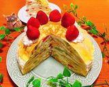 フルーツたっぷり♪ミルクレープケーキ♡♡作り方22写真