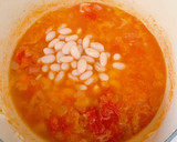 白インゲン豆とソーセージの煮込み作り方6写真