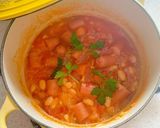 白インゲン豆とソーセージの煮込み作り方9写真