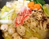 白だしで鶏団子鍋作り方5写真