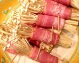 えのきのベーコン巻き♪ポン酢味作り方3写真