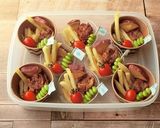 カラフルおにぎりの運動会弁当♪作り方4写真