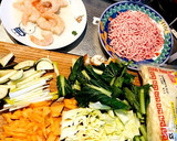 普通の焼きそばで本格オイスター海老焼そば作り方1写真