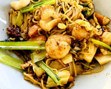 普通の焼きそばで本格オイスター海老焼そば作り方5写真