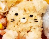 キャラ弁　すみっコぐらし　トカゲ・ねこ作り方4写真