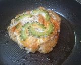 釜飯しの焼きおにぎりゴーヤ＆チーズ乗せ作り方4写真