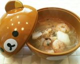 簡単美味しい♡シーフードミックスの味噌汁作り方2写真