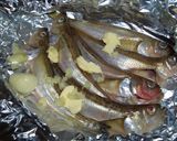 ハタハタのにんにく☆ホイル焼き作り方1写真
