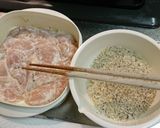 鶏ゆかりパン粉揚げ作り方5写真