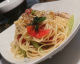 イワシの水煮缶のペペロンチーノ作り方7写真