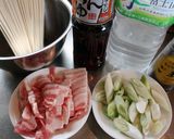 簡単！肉汁うどん☆孤独のグルメに触発作り方1写真