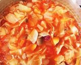 栄養満点☆トマト缶で簡単ミネストローネ風作り方4写真