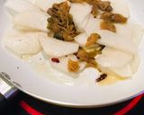 ザーサイで野菜炒め作り方1写真