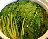 簡単。具だくさんのほうれん草のおひたし作り方1写真