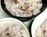 甘栗で簡単栗ご飯！ 十五穀米入り作り方4写真