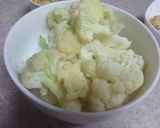カリフラワーのピリ辛ごま味噌マヨかけ作り方1写真