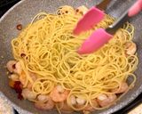 海老とカラスミの和風ペペロンチーノ作り方4写真