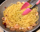 海老とカラスミの和風ペペロンチーノ作り方4写真