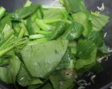 小松菜とちりめんじゃこの炒め物作り方4写真