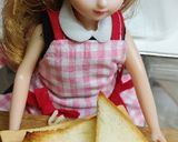 リカちゃん♡オープンミートソーストースト作り方2写真
