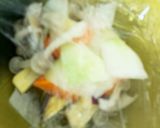 全てレンジ豚こま団子根菜梅肉入り生姜焼風作り方10写真